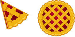Cursor preview: Apple Pie - 66 - cute-cursor.com