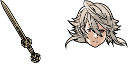 Cursor preview: Custom Corrin & Sword Yato Mouse Cursor Pack - 66 - cute-cursor.com