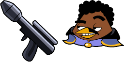 Cursor preview: Lando Angry Birds - 64 - cute-cursor.com