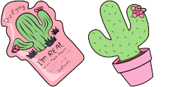 Cursor preview: Cactus Plant - 1 - cute-cursor.com