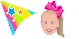 Cursor preview: JoJo Siwa - 66 - cute-cursor.com
