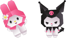 Cursor preview: Origami Folded Art Pack - 64 - cute-cursor.com