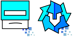 Cursor preview: Custom Cube & Ball Geometry Dash Mouse Cursor - 64 - cute-cursor.com