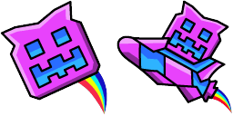 Cursor preview: Custom Geometry Dash Mouse Cursor Pack - 66 - cute-cursor.com