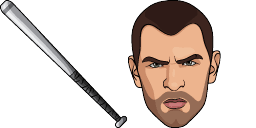 Cursor preview: Niko Bellic - 67 - cute-cursor.com