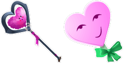 Cursor preview: Candyman Heavy Heart - 19 - cute-cursor.com