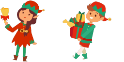 Cursor preview: North Pole Elves - 1 - cute-cursor.com