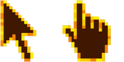 Cursor preview: Sunflower - 66 - cute-cursor.com