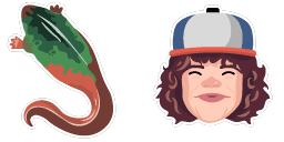 Cursor preview: Dustin Baby Demogorgon - 1 - cute-cursor.com