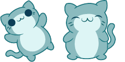 Cursor preview: Custom Cursor - Kleptocats Snooze - 64 - cute-cursor.com