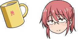 Cursor preview: Kobayashi Dragon Maid - 52 - cute-cursor.com