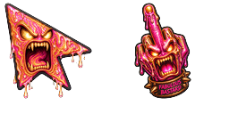 Cursor preview: Fabulous Bastard - 66 - cute-cursor.com
