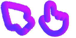 Cursor preview: Fluffy Delight - 1 - cute-cursor.com
