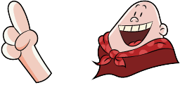 Cursor preview: Captain Underpants - 46 - cute-cursor.com