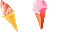 Cursor preview: Origami Sweet Treats - 1 - cute-cursor.com