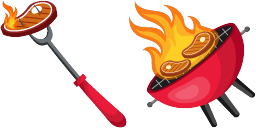 Cursor preview: GrillMaster - 66 - cute-cursor.com