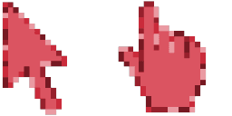 Cursor preview: Enchanting Red - 66 - cute-cursor.com