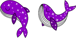 Cursor preview: Cute Whale - 1 - cute-cursor.com