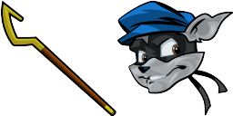 Cursor preview: Sly Cooper - 66 - cute-cursor.com