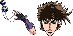 Cursor preview: Joseph Joestar - 65 - cute-cursor.com