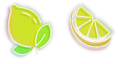 Cursor preview: Lemonade - 66 - cute-cursor.com