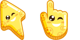 커서 미리보기: Cheerful Charm - 64 - cute-cursor.com
