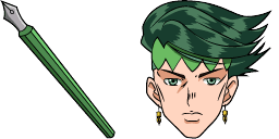 Cursor preview: Rohan Kishibe - 66 - cute-cursor.com