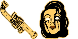 Cursor preview: Audrey Gent Pipe - 1 - cute-cursor.com
