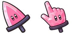 Cursor preview: Pink Cursorblade - 66 - cute-cursor.com
