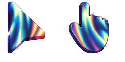 Cursor preview: Fluids and Lights Sunrise Ocean Waves Cursor - 66 - cute-cursor.com
