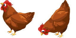 Aperçu du curseur : Chicken - 65 - cute-cursor.com