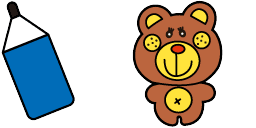 Cursor preview: Coro Chan Bear - 1 - cute-cursor.com