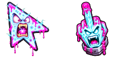 Cursor preview: Custom Cursor Virus Overload - 65 - cute-cursor.com