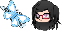 Cursor preview: Misty Butterfly - 1 - cute-cursor.com