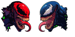 Cursor preview: Bright Symbiote Clash Cursor - 67 - cute-cursor.com