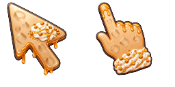 Cursor preview: McDonalds Caramel Apple Pie Coffee - 67 - cute-cursor.com