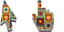 Cursor preview: Vintage Vibes - 64 - cute-cursor.com