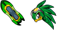 Cursor preview: Jet the Hawk - 67 - cute-cursor.com