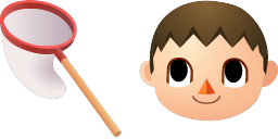Cursor preview: Villager Smash Boy - 2 - cute-cursor.com