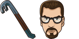 Cursor preview: Gordon Freeman's - 1 - cute-cursor.com