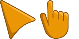 Cursor preview: Honey Retro - 1 - cute-cursor.com