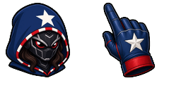 Cursor preview: Star Shield Gauntlet - 1 - cute-cursor.com