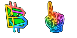Cursor preview: Bitcoin - 1 - cute-cursor.com