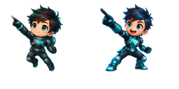 Cursor preview: Epic Sci Fi Adventurer - 1 - cute-cursor.com