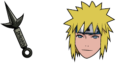 Cursor preview: Minato Namikaze - 67 - cute-cursor.com