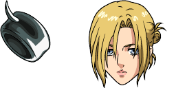 Cursor preview: Annie Leonhart - 66 - cute-cursor.com