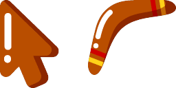 Cursor preview: Minimal Boomerang - 1 - cute-cursor.com