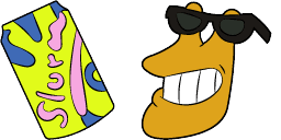 Cursor preview: Hypnotoad Mix - 1 - cute-cursor.com