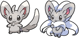 Cursor preview: Minccino and Cinccino - 66 - cute-cursor.com