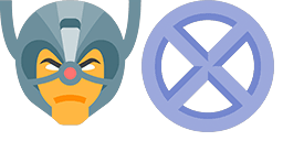Cursor preview: Professor X - 67 - cute-cursor.com